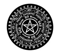 Generisch Pendulum Board Mat - Metaphysical Pendulum Board, Witches Altar Accessories | Seance Decorative Witchcraft Tool for Teenagers Adults Dowsing Rod Radiesthesia Fortune Telling Spiritism