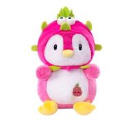 Generisch Penguin Plush Toy - Fruit Penguin Cartoon Doll Plush, Cartoon Animal Doll, for Bedroom, Living Room, Study, Car, Sofa, Bed, Adult Collector, Children's Room, Travel, Birthday