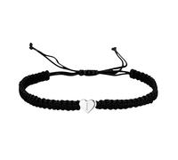 Generisch Personalised Bracelet with 26 Initials Copper Heart Letter Woven Dainty Charm for Men Women Girls Bracelets For, one size, Copper, No Gemstone