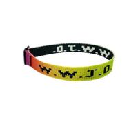 Generisch Personalised Leather Bracelet for Men W.W.J.D. Monogram Print Wrist Strap Bracelet Webbing Unisex Bracelet Adjustable Bracelet Fitness Bracelet Heart Rate, one size, Nylon, No Gemstone