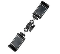 Generisch Phone Fence Support - Clip Portable | Sustainable Metal - Robust, Adjustable, Stable Compatible Standard Fences for Filming Softball Tennis Baseball Tennis Motor Moments