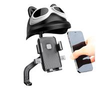 Generisch Phone Holder for Electric Scooter, Adjustable Cellphone Mount, Motorbike Rearview Mirror Phone Clip with Waterproof Sun Shade, 360° Rotation for Traveling & Commuting
