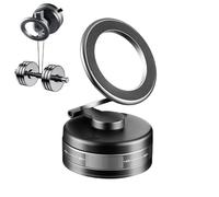 Generisch Phone Holder, Retractable Bracket, Suction Mount, Vacuum Magnetic, Compact and Sturdy Portable, 2.36 x 2.36 x 1.46 Inches for Car, Workplace, Desk, and Outdoor Use, Black