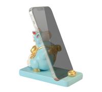Generisch Phone Stand - 10 x 5.1 x 8.2 cm Design Phone Holder Decorations | Wealth Blessing Cute Phone Holder | Stocking Stuffers for Girls Teens Kids Women Cosmetic Office