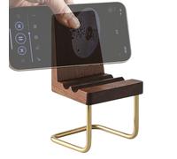 Generisch Phone Stand for Desk, Rustic Chair, Mobile Phone Holder, Desk, Adjustable Wooden Mobile Phone Stand, Universal Desktop Accessories for Video Recording, Home, Work, Travel, Camping