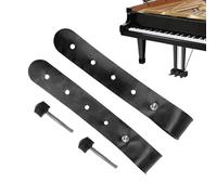 Generisch Piano Stand Straps | 2 Piece Adjustable PU Leather Fastening Straps | Keyboard Locking Straps | For Home Studio Concerts, Parties, Performances, Music Lessons, Exercise