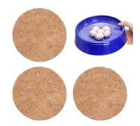 Generisch Pigeon Nest Bowl with 3 Nesting Mats and an Incubator Tray for Bird Breeding, Air-Permeable Breeding and Hatching Nest for Bird Cages - For Quail, Pet Chicken, , Canary