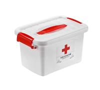 Generisch Pill Storage Case - Portable Medical Supply Box for Camping and Home Use, Multi-Purpose Drug Organiser, Household Medicine Carrier with Compartments, First Aid