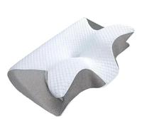 Generisch Pillow Daddy Pillowdaddy The Neck Therapy Pillow Ergonomic Memory Foam Pillow Neck Support Pillow for Sides Back Stomach Sleeper Breathable Washable (Grey)