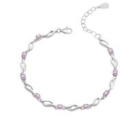 Generisch Pink Message Natural Blue Bracelet Rings Korean Hand Jewelry Design Birthday Beaded Messages Rings, adjustable, Copper