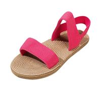 Generisch Pink Sandals for Women, Teen Slippers for Girls, Beach Sandals, Girls Sandals for Women, Platform Sandals, Hot Pink, 7 UK