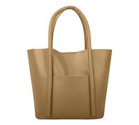 Generisch Plain women's bags with large capacity and optional multi-colour pockets are suitable for any padlock bags, khaki, One Size