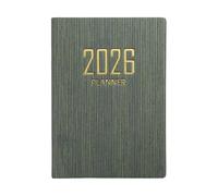 Generisch Planner 2026 - A7 10.6 x 7.8 cm, Pocket Calendar, Notebook, Faux Leather Cover, Diary, 365 Day Paper Plan | Agenda System, Notes, Budget, Time Management, Goals, Routineve
