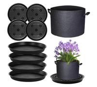 Generisch Planter Water Tray - Round Drip Doors - Leak-proof Fabric Planter Watering Rod for Agriculture, Balcony, Germination, Lawn, Flower Bed, Greenhouse, Indoor Use