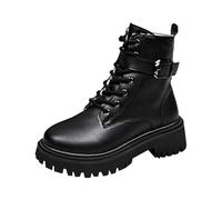 Generisch Platform Boots Women's Gothic Boots Chunky Punk Rave Heel Gothic Shoes Zip Boots Lacing Round Toe Combat Boots Motorcycle Rave Party Music Festival Cosplay Ankle Boots