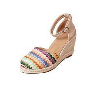 Generisch Platform Dance Shoes for Women Women's Sandals Category Elegant High Platform Sandals with Strap Buckle Stylish Holiday Heels for Comfort Movement Versatile Combinable Ideal for