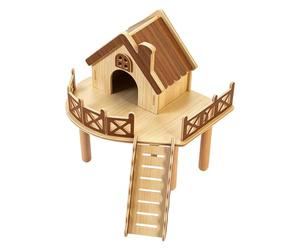 Generisch Playground for the Dwarf Hamster - The Gerbil Rest Place - The Hedgehog Climbing Ladder, for Holders in the Studies Home Offices Shops Living Rooms Bedrooms Apartments and Animal Shelters