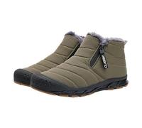 Generisch Plüsch warme Baumwollschuhe tragen und rutschfeste Schneestiefel Fünf-Finger-Baumwollschuhe Outdoor-Sportschuhe Herren- und Damen-Wanderschuhe Schwarz Herren 44, green, 9 UK