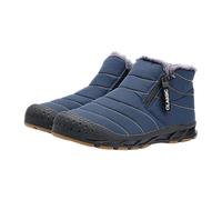 Generisch Plüsch warme Baumwollschuhe tragen und rutschfeste Schneestiefel Fünf-Finger-Baumwollschuhe Outdoor-Sportschuhe Herren- und Damen-Wanderschuhe Schwarz Herren 44, blue, 5 UK