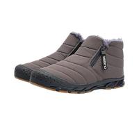 Generisch Plüsch warme Baumwollschuhe tragen und rutschfeste Schneestiefel Fünf-Finger-Baumwollschuhe Outdoor-Sportschuhe Herren- und Damen-Wanderschuhe Schwarz Herren 44, brown, 10.5 UK
