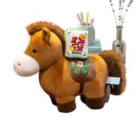 Generisch Plush | 20 cm Cute Cuddly Toy According to Chinese Design, 2026 Soft Stuffed Toy for Collectors | For Adults Girls New Year Birthday Party Decoration Children's Room Living Room
