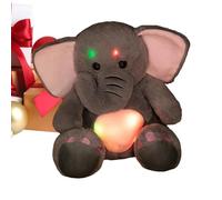 Generisch Plush Animal Elephant | LED Light Elephant Cute with LED Light Toy - Cuddly Toy Night Light Soft Toy | For Children and Adults Girls Living Room Bedroom Office Car