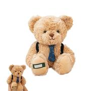 Generisch Plush Bear, Soft Home Decoration with Backpack, Cuddly Soothing Plush Toys, for Adults, Girls, Bedroom, Living Room, Children's Room, Christmas, Easter, Birthday Party