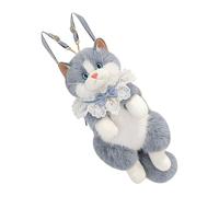 Generisch Plush Cat Backpack for Women - Cute Fashionable Backpack, Cute Plush Bag - For Women Girls Students Professional Travellers Everyday Commuting Cafe Campus On The Go