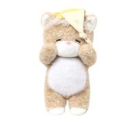 Generisch Plush Cat - Soft Cute Cuddly Toy | Cushion Cat - Cuddly Toy for Living Room Bedroom Bed Sofa Desk Car