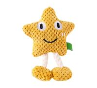 Generisch Plush Dog Toy, Star-Shaped Interactive with Squeaky Function | Puppy Squeaky Toy for Puppies All Dog Sizes Lovers House Garden Living Room