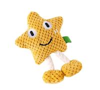 Generisch Plush Dog Toy, Star Shaped Squeaky and Chew Toy | Bite resistant chew toy for puppies and small medium large dogs for home outdoor indoor living room
