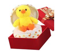 Generisch Plush Doll - Cute Plush Doll with Closure Shape PP Cotton Decorative Toy 25cm Ideal for Room Office Living Room Bookstore Gift