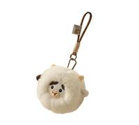 Generisch Plush Doll Pendant - Cute Collectible Soft Plush Animal Figure Key Ring for Children, Students, Girlfriend, Travel, Commuter, Shoulder Bag, Backpack, Shopper