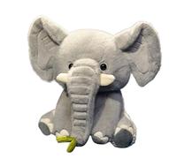 Generisch Plush Elephant, Cute Elephant Plush, Fabric Elephant with Big Ears, Elephant Plush Toy, Stuffed Animal Plush Toy, Cute, 9.84 Inches, Soft, Comfortable for Birth Statistics, Baby Shower