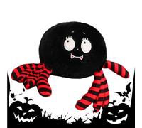 Generisch Plush Halloween Suction Base, Spider Pumpkin Shape, Holiday Rag Doll, Cartoon Plush Toy for Playtime, Travel, Children's Room, Sofa, Car, Bed Wall, Door, Window