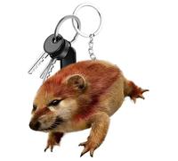 Generisch Plush Key Ring - Cute Plush Dog as Bag Pendant | Animal Figures Backpack Pendant | for Rear View Mirror, Mobile Phone, Luggage, Backpack, Shoulder Bag, Travel, School, Women