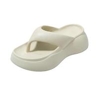 Generisch Plush Slippers Women's Four Seasons Cute Slippers Home Non-Slip Fpir Season EVA Colourful, khaki, 8 UK