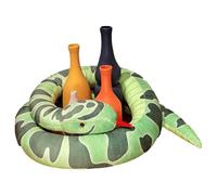 Generisch Plush Snake, 190 cm Soft Cuddly Cushion - Plush Snake | For Christmas, Birthday, Halloween, Easter, Parties, Home, Girls, Living Room, Bedroom