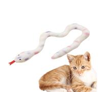 Generisch Plush Snake Cat Toy - Catnip Snake Toys for Cats, Adorable SnaKke Shape CaTtS Toy, CaTtS Stimulating Toys, Cats Teething ToYy for Indoor Kitten Exercise, Reduce Boredom
