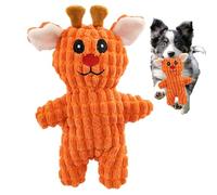 Generisch Plush Squeaky Dog Toy - Puppy Chew Toy for Teething Bite Resistant Enrichment for Teeth Cleaning Entertainment Society Training Reward Against