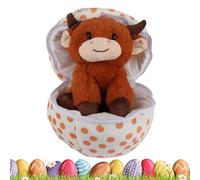 Generisch Plush Stuffed Toy | Easter Decoration Collectible - Zip Egg Plush Table Model, for Women, Men, Children, Girls, Teenagers, Adults, Bedroom, Table, Study Room, Children's Room