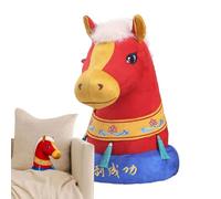Generisch Plush Stuffed Toy, Mascot Decorations for Holidays and Spring Festival, Year of the Horse 2026 Mascot Made of Plush - For Home, Office, Business, Restaurant, Table Decoration