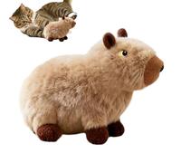 Generisch Plush Toy for Dogs, Interactive Capybara Toy with Squeakers, Crackling Pet Toy, for Cognitive Promotion & for Aggressive Chewing Puppies All Breeds from Small to