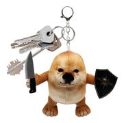 Generisch Plush Toy Keychain - Soft Cute Collectible Figures Stuffed Dog Toys | Mini Stuffed Animal Keychain for Kids Girls Bag Backpack Home Office