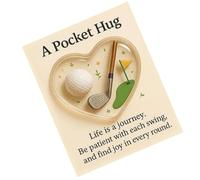 Generisch Pocket Sports Hug - Mini Fabric Heart Symbol, Moral Reminder Take Anywhere Thought Card Accessories, Personal Encouragement Holder | For Game Preparation, Fan Meeting, Sporty