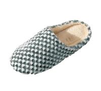 Generisch Polka Mute Japanese Slippers for Men Women Non-Slip Wooden Floor Sole Comfortable Cotton Lining Breathable Pair Slippers with Plus Sizes, E, 9.5 UK