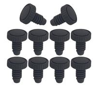 Generisch Pool Cue Protective Cap Bottom - Set of 10 Rubber Floor Plugs | Cue End Piece Cover | Dustproof Base Replacement Sleeve | Accessories for Beginners Players Lovers