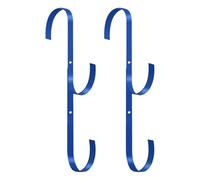 Generisch Pool Hooks | Space Saving Metal Storage | Set of 2 Pool Tool Hooks for Hose - For Garden Backyard Path Patio Wall Railing Skimmer Rake Brush Landing Net