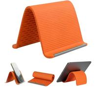 Generisch Portable Foldable Silicone Phone Holder, Bendable Freely into Any Shape, Bendable Adjustable Anti-Slip Desktop Stand for Mobile Phone, Tablets & Small Devices
