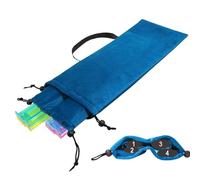 Generisch Portable Mahjong Rack Bag - 2 Pack Protective Case with Drawstring | Mahjong Pusher Carry Bag | Interactive for Travel Game, Party, Home Club, Tournament, Family Reunion